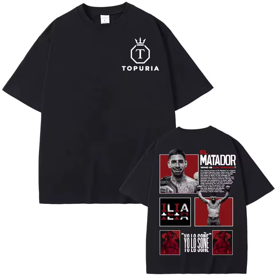 Camiseta Manga corta Ilia Topuria ¨El Matador Who Is Ilia¨