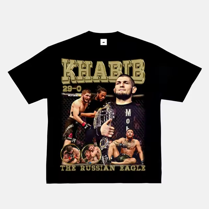 Camiseta Manga Corta Khabib ¨The russian eagle¨